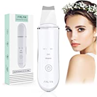 ANLAN Peeling Ultrasónico Facial Skin Scrubber Exfoliación Facial Ultrasónica Limpiador de Poros para Limpieza Facial y…